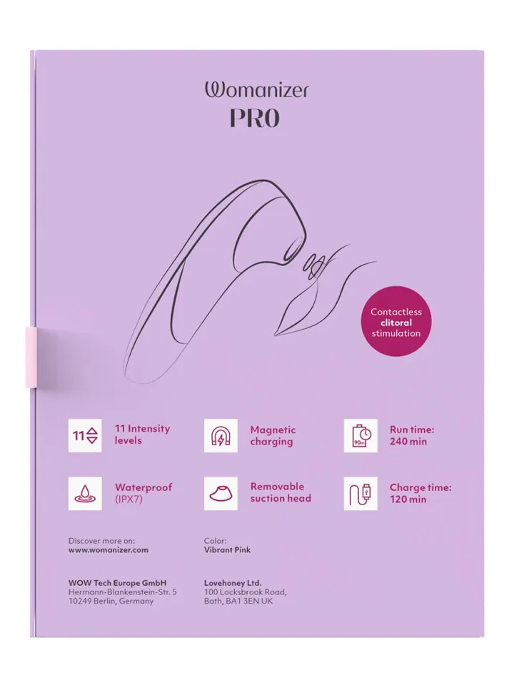 Womanizer Pro Pink - Air pressure vibrator 6 [full]