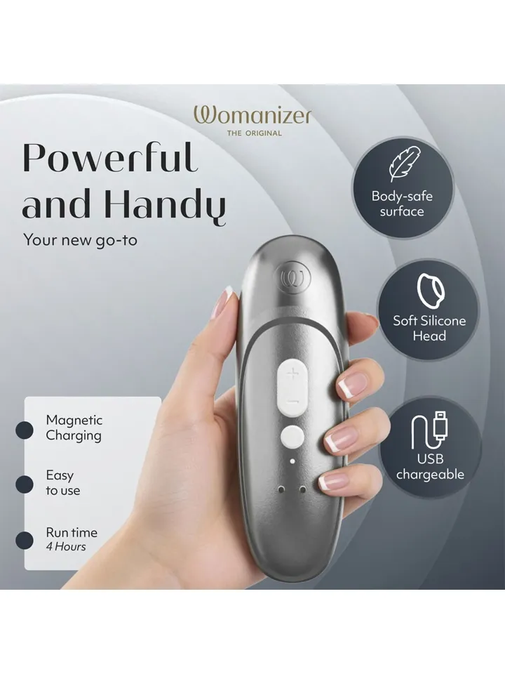 Womanizer Pro Silver - Air pressure vibrator 4 [full]