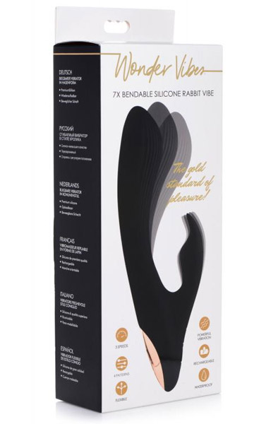 Wonder Vibes The Bendable Rabbit Vibrator - 3