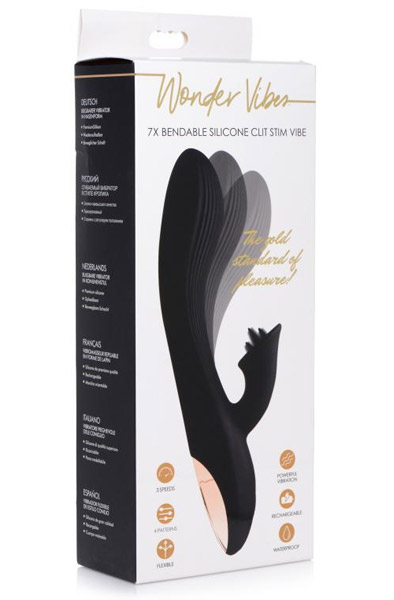 Wonder Vibes The Bendable Silicone G-Spot Vibrator - 3