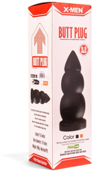 X-Men Butt Plug Black 24 cm - Extra dicker Analplug 2