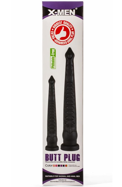 X-Men Tentacle Dildos PVC Black 32 cm - Extra langer Anal-Dildo 4