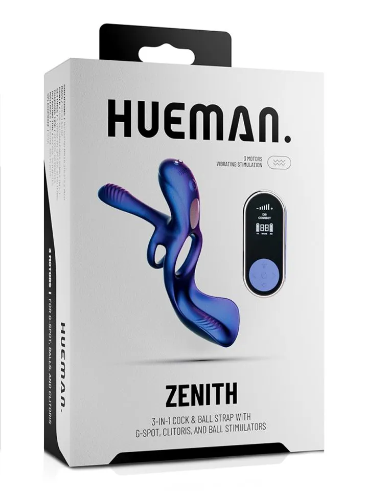 Zenith Cock Ring With Glans & Perineum Stimulator - Vibrating cock ring 5 [full]