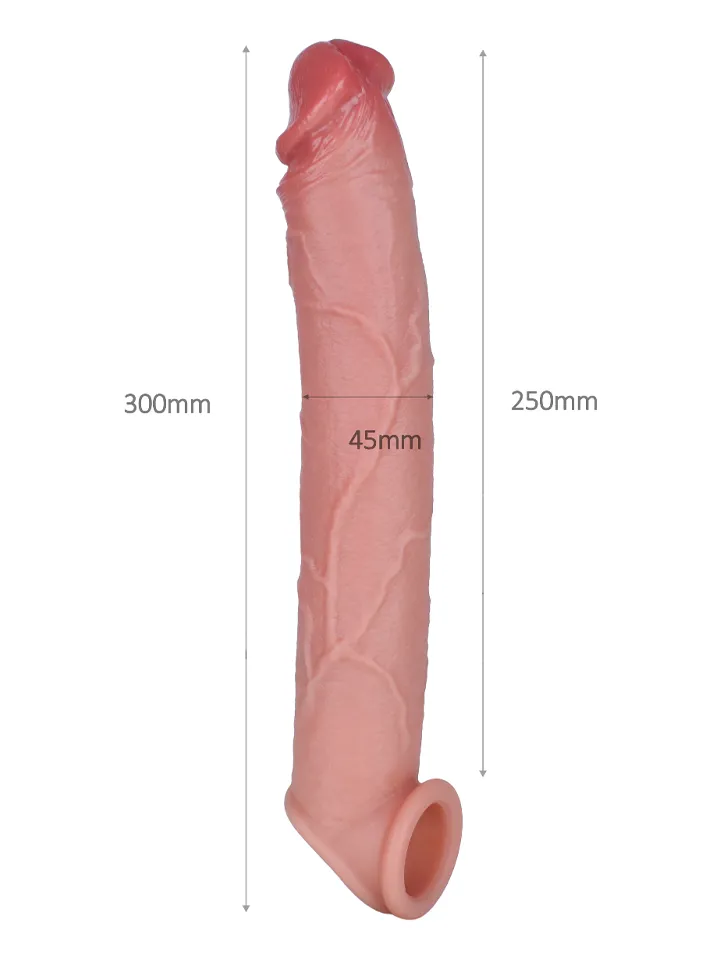 Zenn Realistic Penis Sleeve 30 cm - Penis extender/penis sleeve 3 [full]